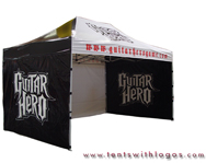 10 x 15 Pop Up Tent - Guitar Hero